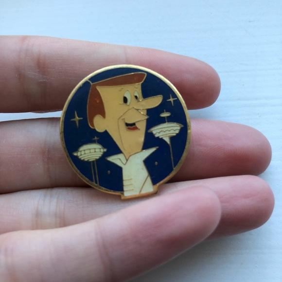 Vintage enamel George Jetson collectible lapel pin - Picture 2 of 5
